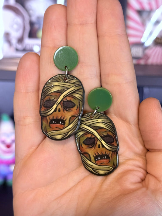 Mummy Universal Monsters Earrings