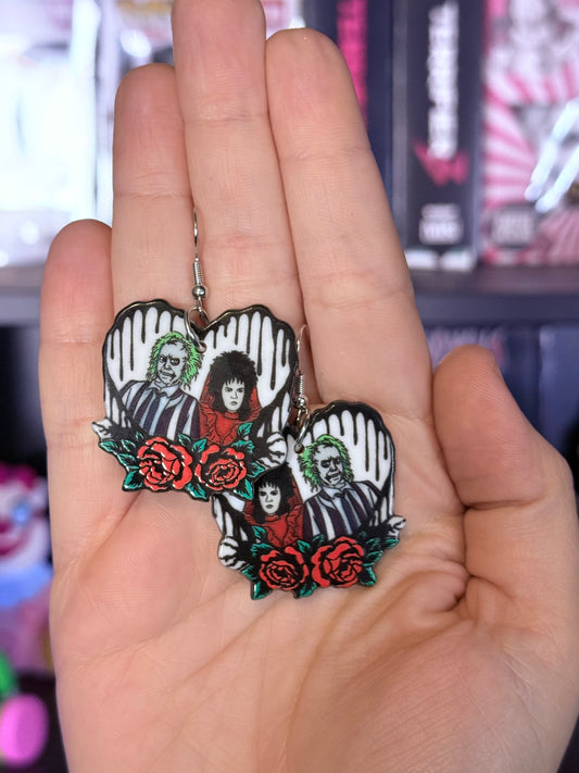 Beetlejuice Earrings