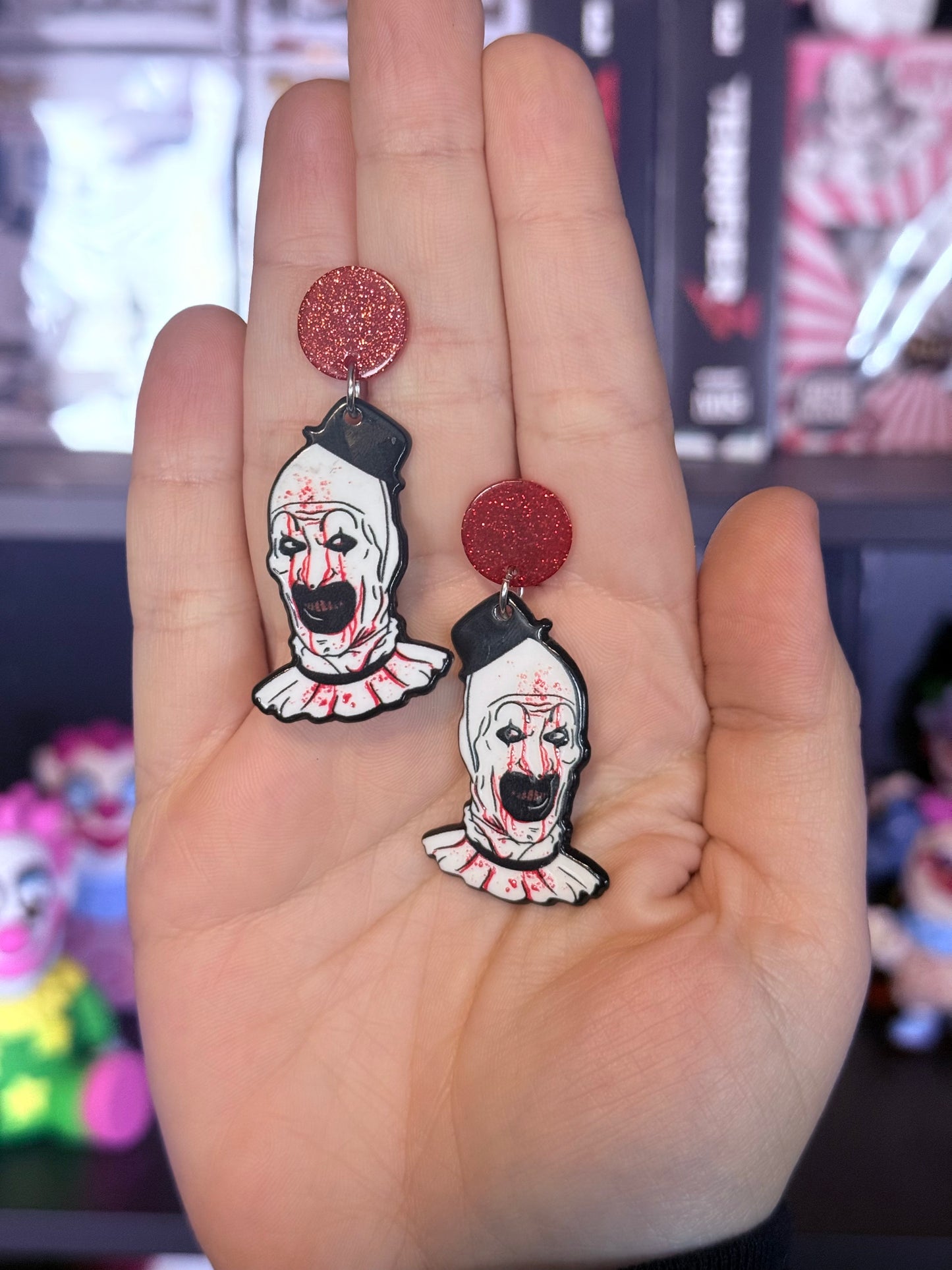 Art The Clown Earrings