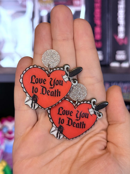 Horror Valentines Earrings