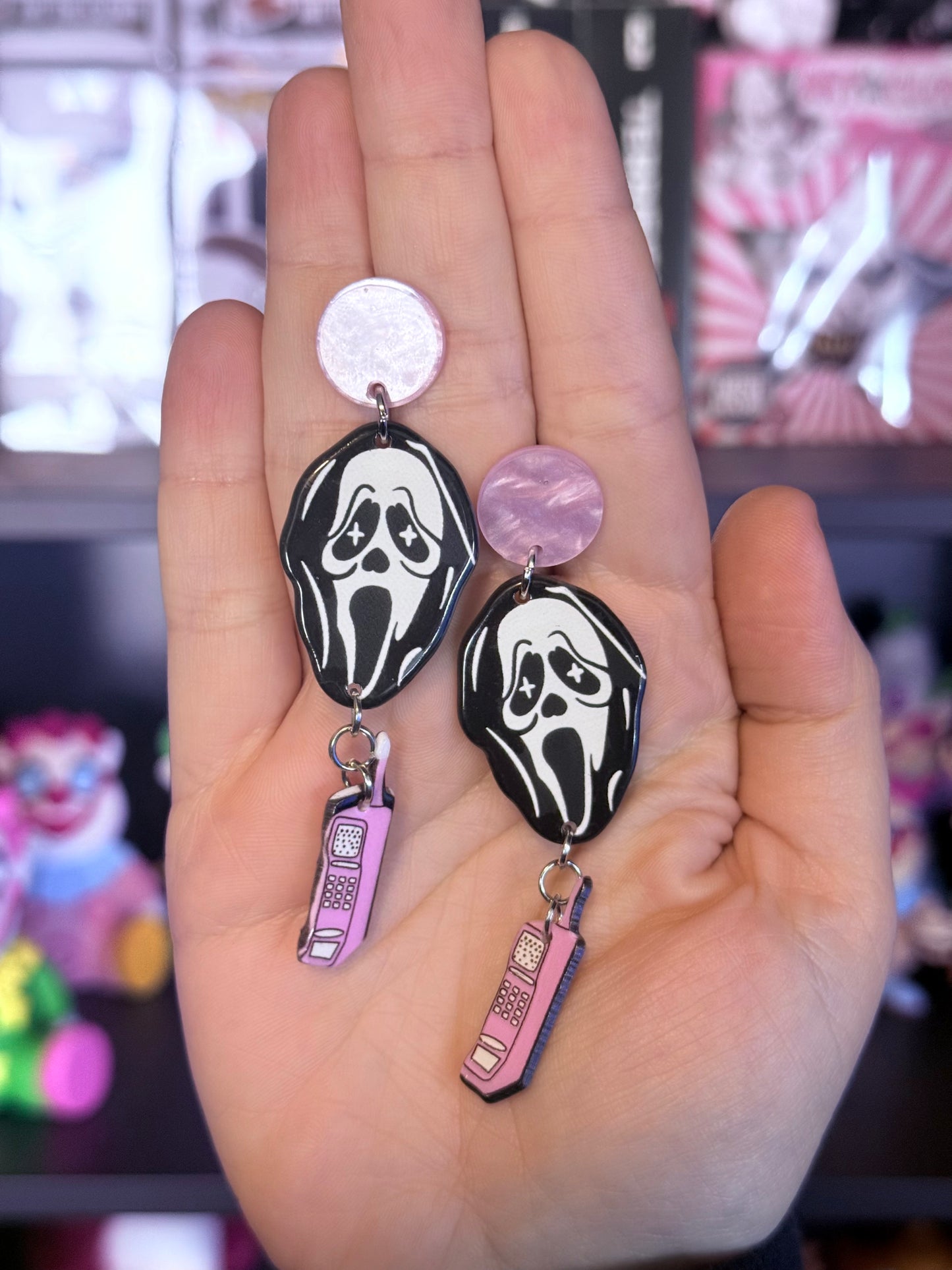 Ghostface Earrings