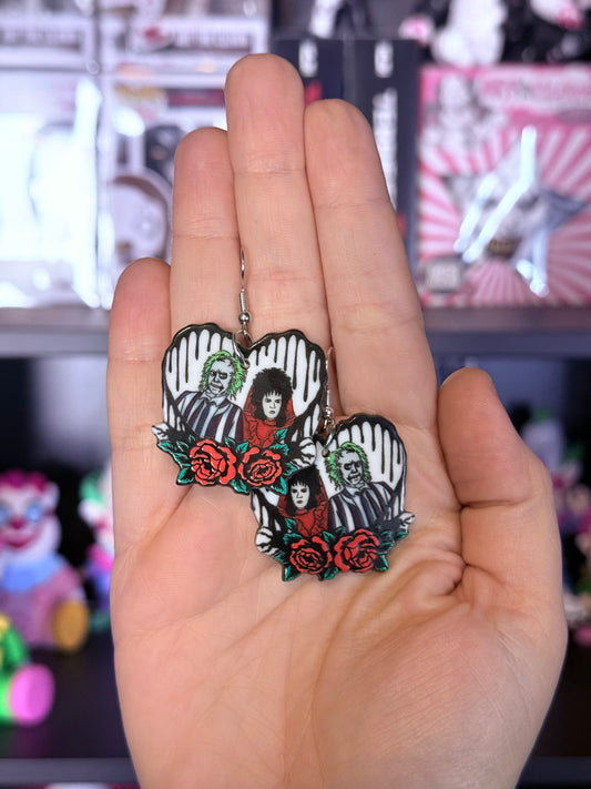 Beetlejuice Earrings