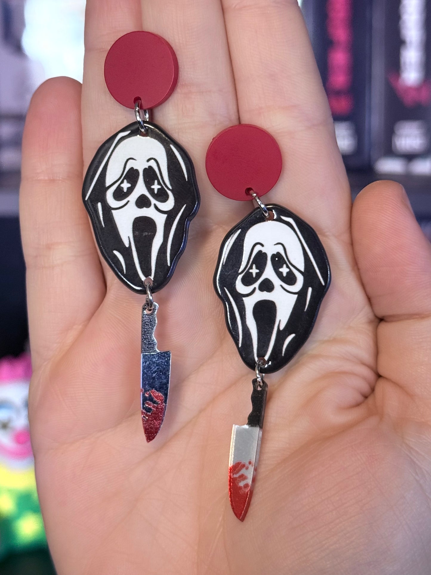 Ghostface Earrings