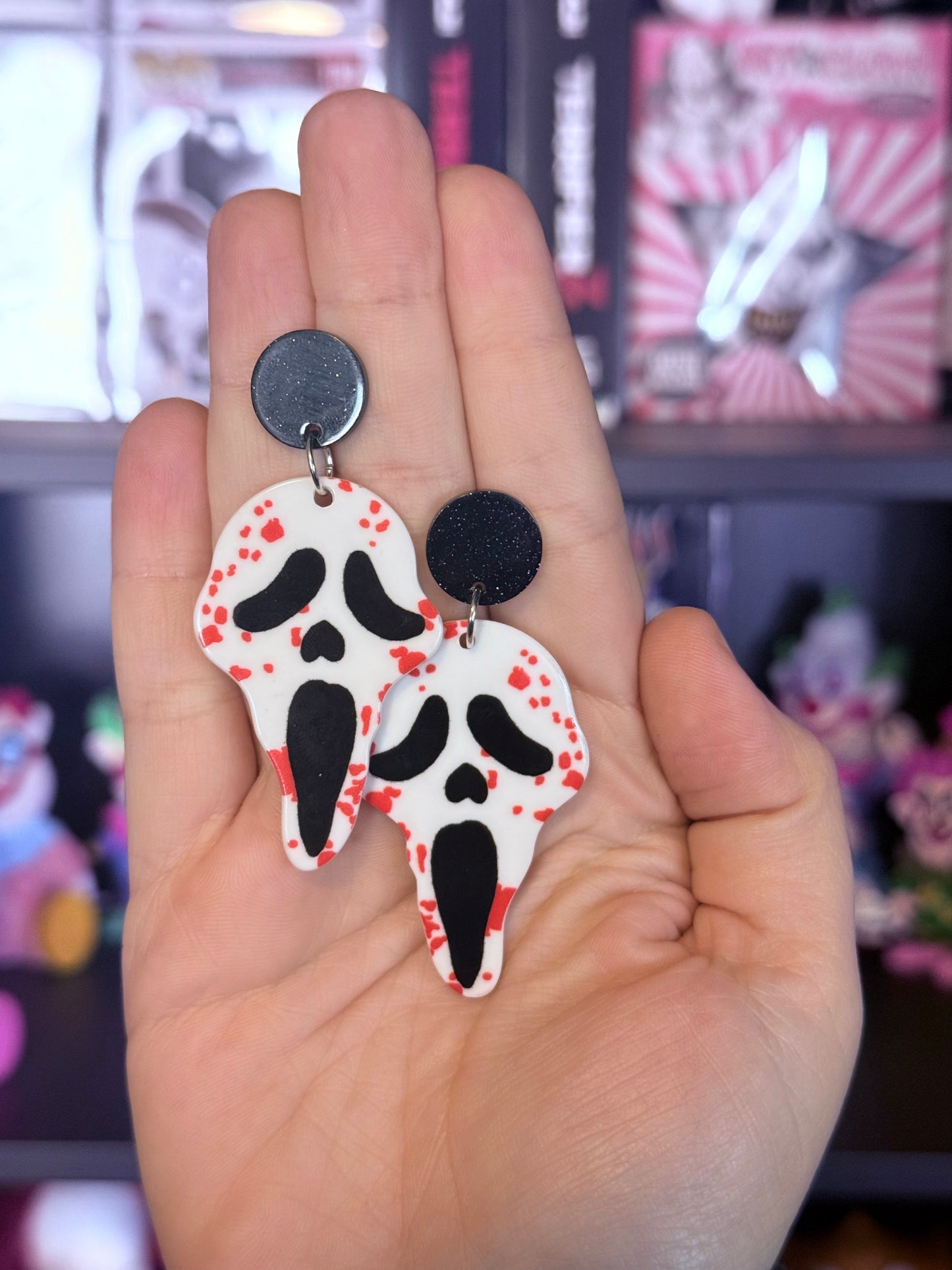 Ghostface Earrings