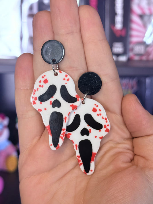 Ghostface Earrings