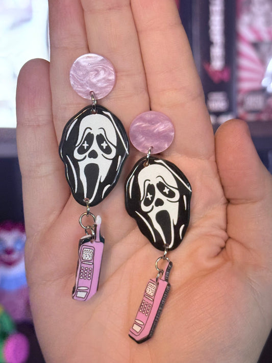 Ghostface Earrings