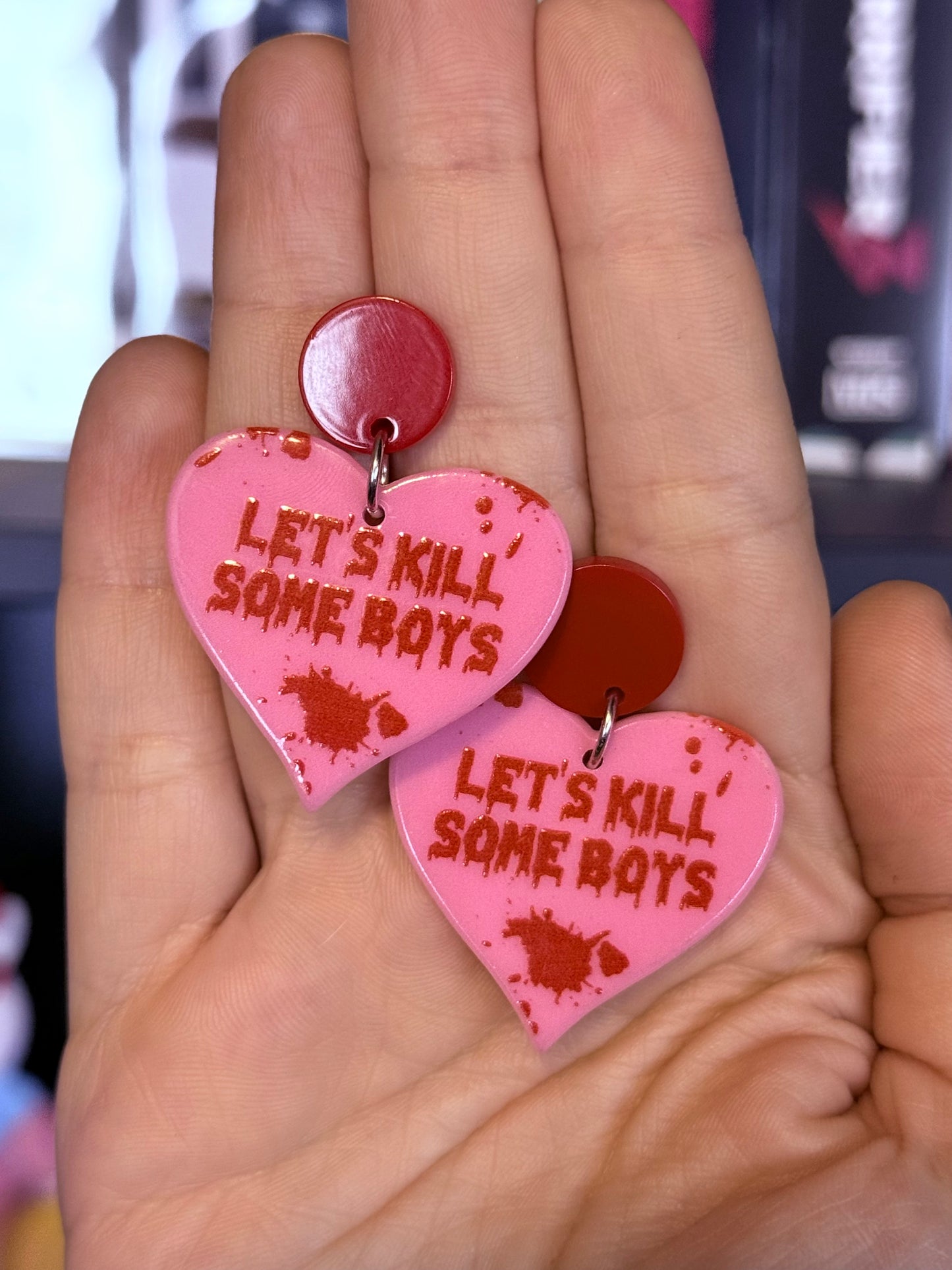 Horror Valentines Earrings